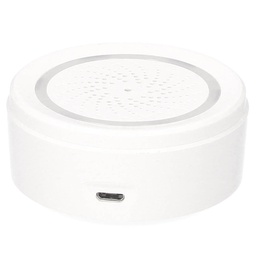 [104315003] Intelligent alarm via wifi with hooter and temperature and humidity control