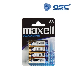 [106000006] Pila alkalina Maxell LR6 (AA) Blister 4uds