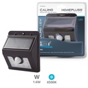 Calimo solar LED bulkhead with movement and night sensor 1,6W 6500K - 5pcs inner box