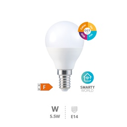 [200651002] Smart LED bulb 5,5W E14 RGB+CCT Dimmable