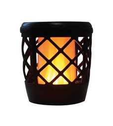 [201210000] Garden Spike LED Flame effect with solar panel IP65 USB port