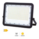 Proyector aluminio LED 150W 4000K IP65 Negro