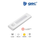 Luz de armario LED con sensor crepuscular y movimiento 4000K