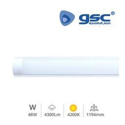 [203800014] Regleta LED electronica T8 Liben 48W 4200K