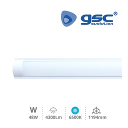 [203800015] Regleta LED electronica T8 Liben 48W 6500K