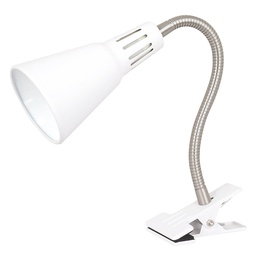 [204200000] Nuka desk lamp with clamp E14 white