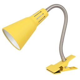 [204200003] Lampe à bras articulé à pince Nuka E14 jaune