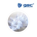 Pinzas LED transparentes 1,5M 6000 - 10000K