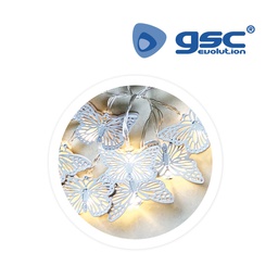 [204600003] Mariposas blancas 2700-3000K 1,95M