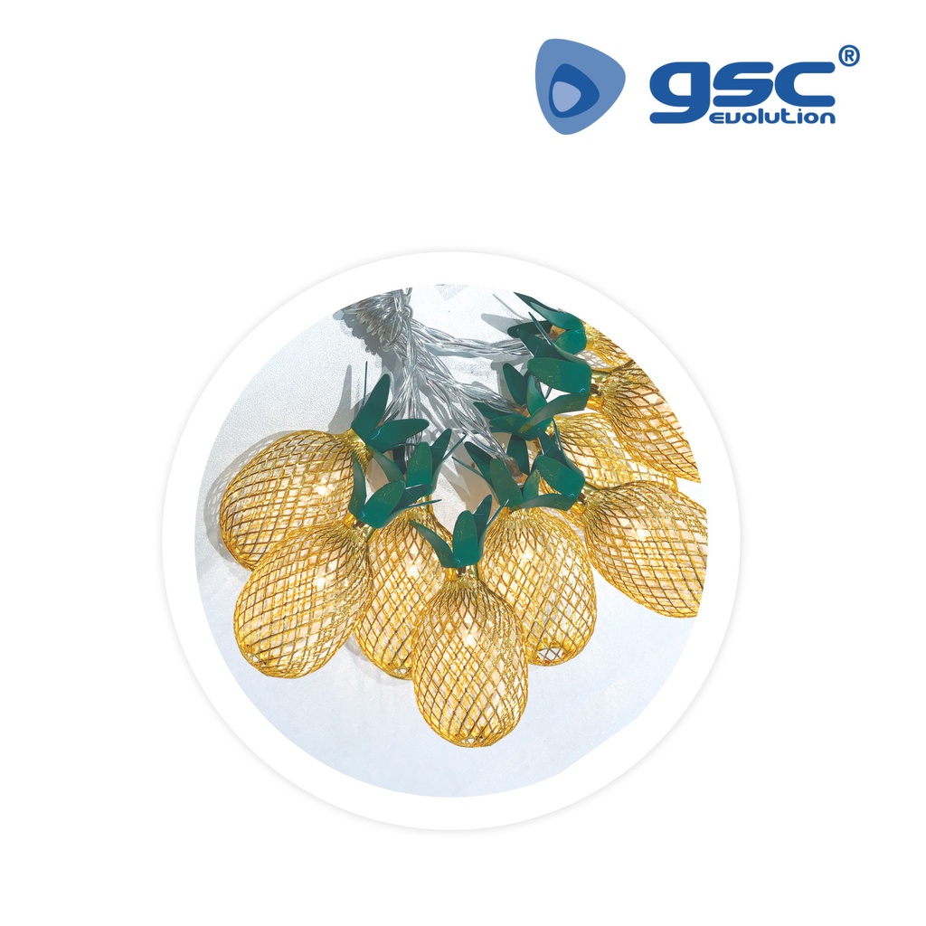 Ananas LED dorées 1,5 M 2700 - 3000K