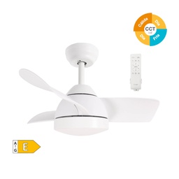 [300005033] Namuno 28' ceiling fan with remote control CCT 3 blades White
