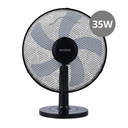 [300010013] Ventilador sobremesa 31cm 35W Negro