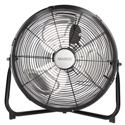 [300030000] Ventilador metálico de suelo Gumba Ø40cm 70W Negro