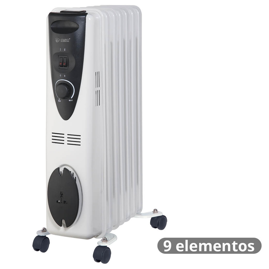 Radiador de aceite 9 elementos Antoby Máx. 2000W