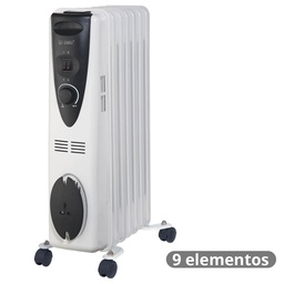 [301015001] Radiador de aceite 9 elementos Máx. 2000W