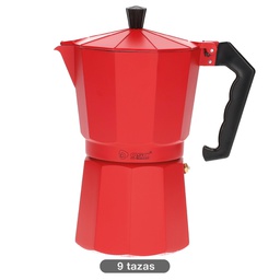 [400010011] Cafetera Kalossi 9 tazas Rojo