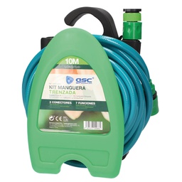 [403010001] Wall mounted PVC hose set 10M Ø1/2&quot;(12mm)