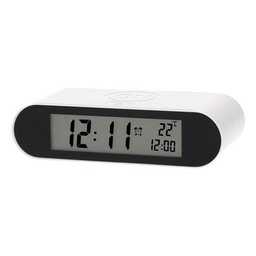 [405005004] Digital alarm clock White