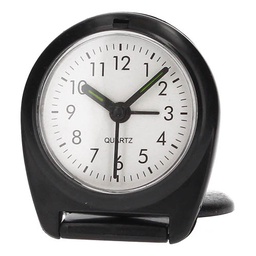 [405005007] Relógio despertador analógico de bolso/mesa