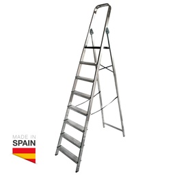 [502050008] 8 step aluminum ladder Max. 150KG