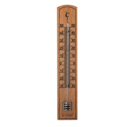 [502065002] Termómetro analógico de madeira Celsius