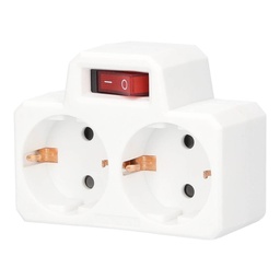 [103000001] 2 way adapter with switch