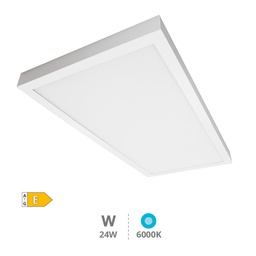 [203405005] Panel superficie LED rectangular Menia 24W 6000K Blanco