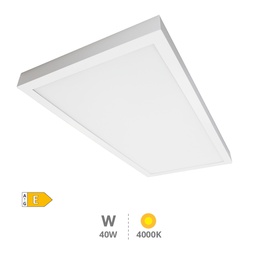[203405011] Panel superficie LED rectangular Menia 40W 4200K Blanco
