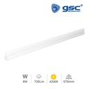 Regleta electronica T5 570mm 8W 4200K