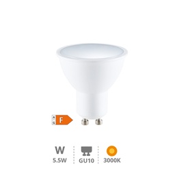 [200621009] Lámpara LED dicroica 5,5W GU10 3000K