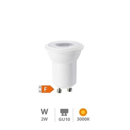 [200621028] Lámpara LED ultrabrillo 2W GU10 3000K