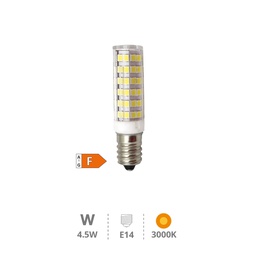 [200645001] Lâmpada LED tubular 4,5 W E14 3000 K