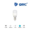 Lámpara pebetera 1.8W E14 6000K
