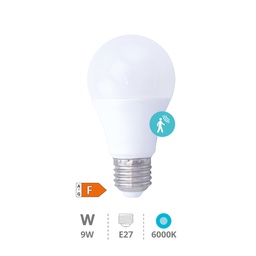 [200680001] A60 Movement sensor LED bulb 9W E27 6000K