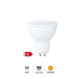 [200621029] Lámpara LED dicroica 6W GU10 3000K regulable