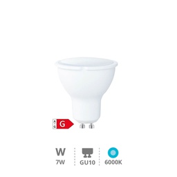 [200621032] Lámpara LED dicroica 6W GU10 6000K regulable