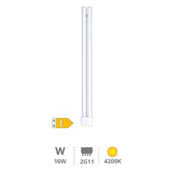 [200630005] Lámpara LED PL 16W 2G11 4200K