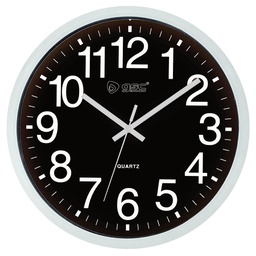 [405005001] Classic kitchen clock Black