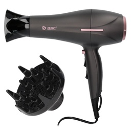 [400070001] Notos tourmaline hair dryer with air and diffuser concentrator 2200W
