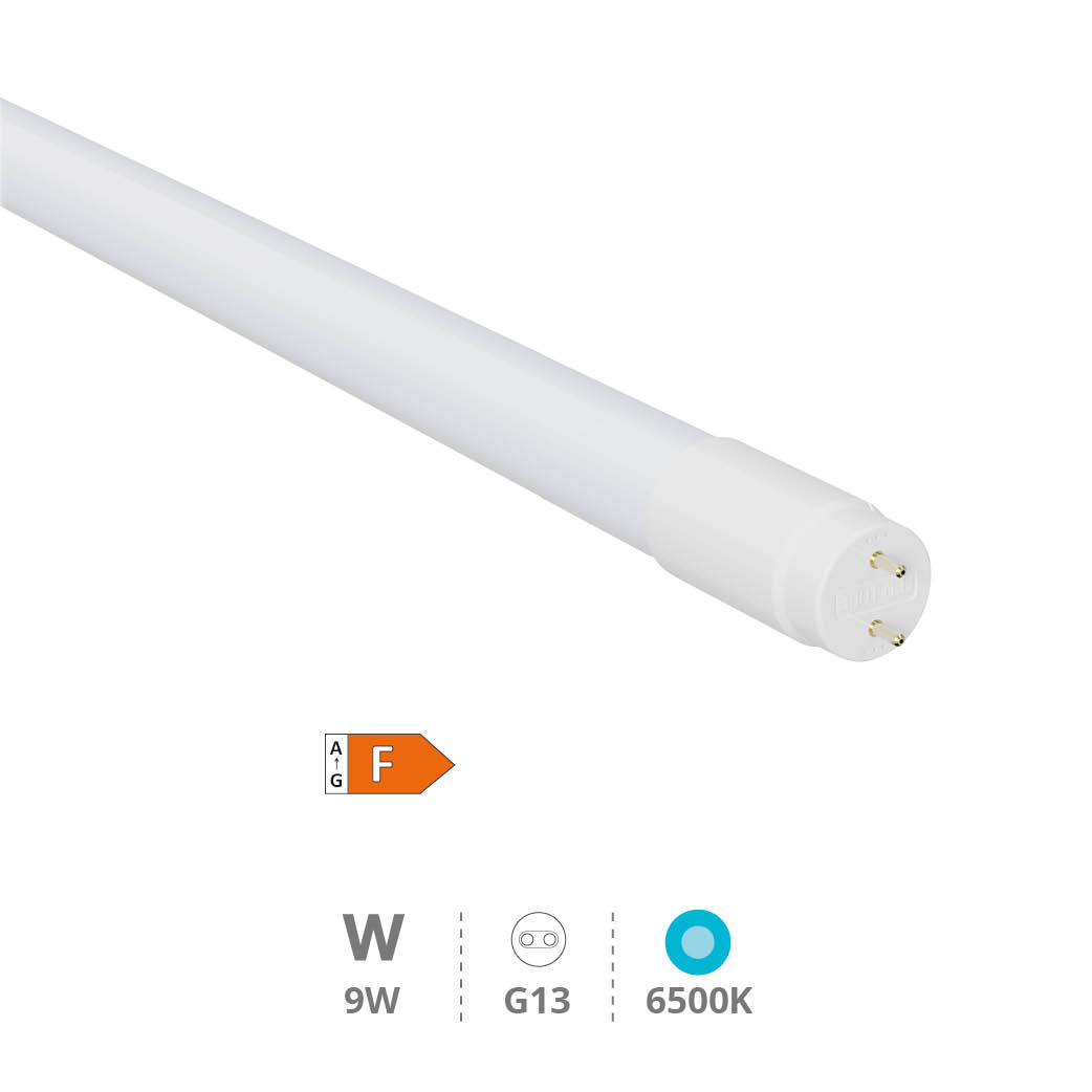 Permeabilidad Collar Enmarañarse Tubo LED cristal 60cm 9W 6500K | Garsaco