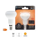 Ampoule LED réfléchissante R50 6 W E14 3000K - boîte prés. de 12 u
