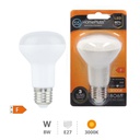 Bombillas LED reflectora R63 8W E27 3000K - 12u caja exp