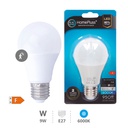 A60 Movement sensor LED bulb 9W E27 6000K 8pcs box