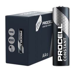 [106000003] Boîte de 10 piles alcalines industrielles Procell LR6 (AA)