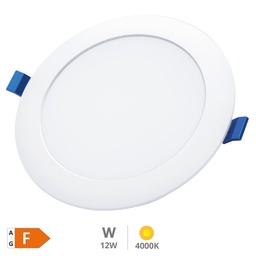 [201000041] Downlight encastrável LED redonda Belur 12 W 4000 K Branco