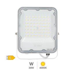 [202600065] Aluminum LED floodlight 30W 4000K IP65 White