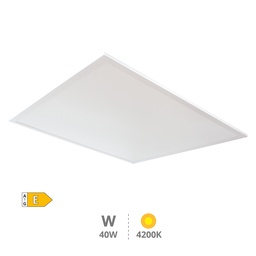 [203400012] Panneau à encastrer LED Ubari 40 W 4200K Blanc   