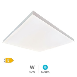 [203405016] Panel superficie LED Borma 60x60cm 40W 6000K Blanco