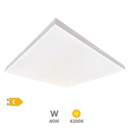 [203405015] Panel superficie LED Borma 60x60cm 40W 4200K Blanco