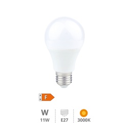 [200601049] Bombilla LED estándar 11W E27 3000K regulable